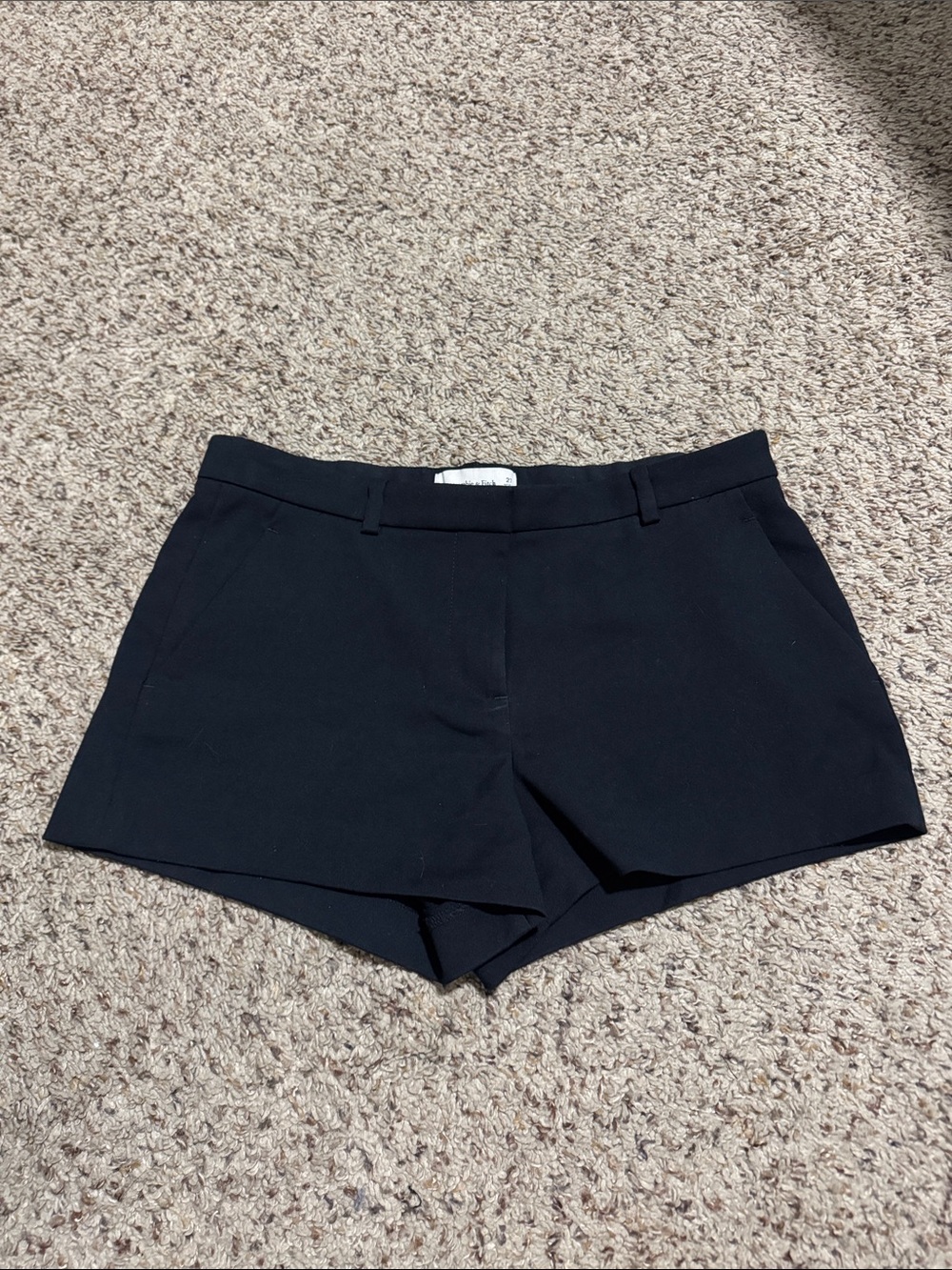 Abercrombie & Fitch Women's Mini Black Tailored Dress Shorts